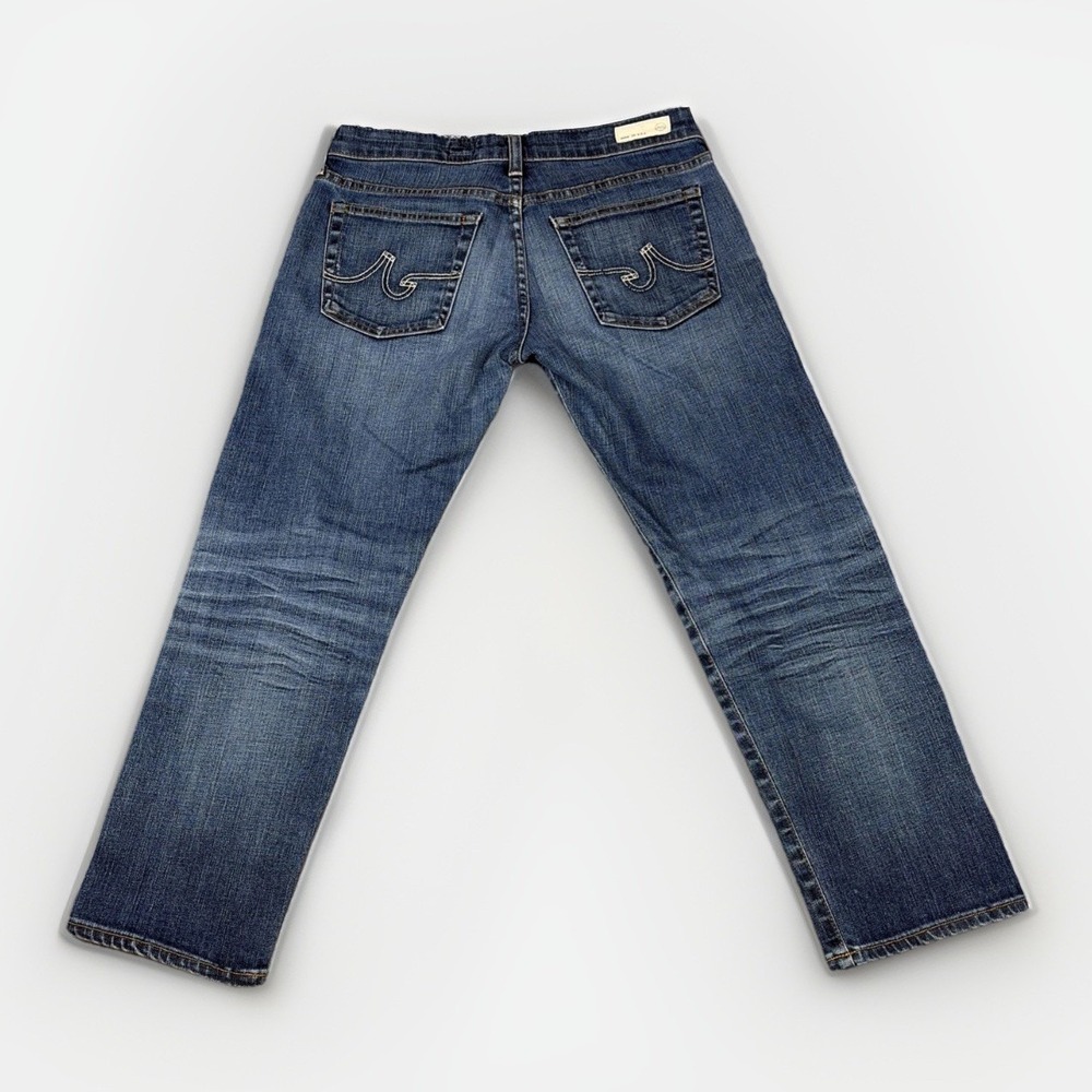 AG Adriano Goldschmied Piper Crop Jeans Womens 26 Blue Slouchy Slim - Picture 2 of 9